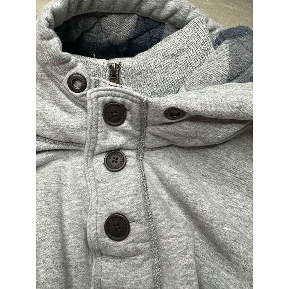 Abercrombie: Gray Super Thick Hoodie - Picture 8 of 10